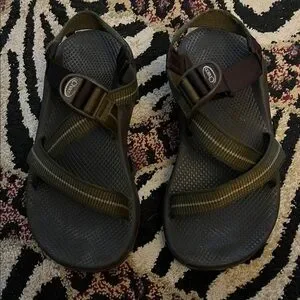 Chaco | Shoes | Chaco Mens Sandals In Black And Olive | Poshmark display picture 1
